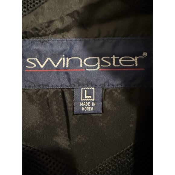 Vintage Swingster Texas Havoline Racing Hooded Jacket Travel Windbreaker Rare LG - Picture 3 of 12